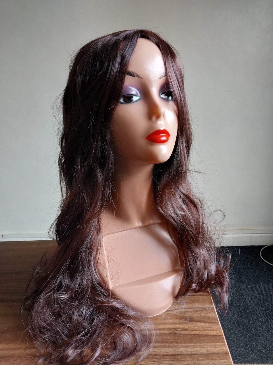 New Long Straight Wavy Synthetic Wig