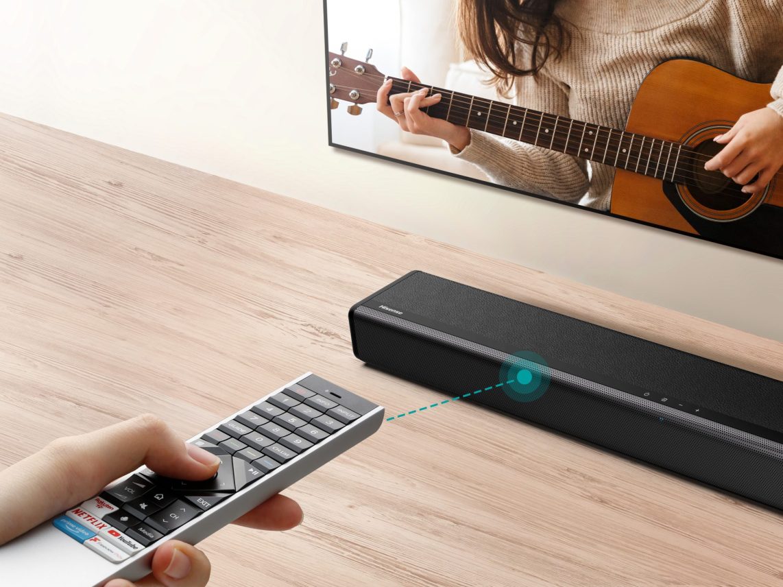 Hisense HS212 Soundbar, 120W WallMountable Soundbar 2.1 Channel