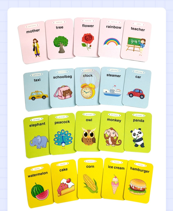 Kids Sight Word Games Talking Flash Cards Learning English through Machine Education and