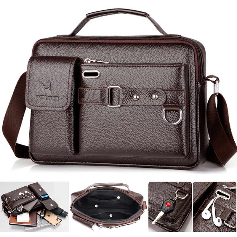 Anti-theft Shoulder Bag For Men – Waterproof Nylon Sling Pack, Travel Cross-Body