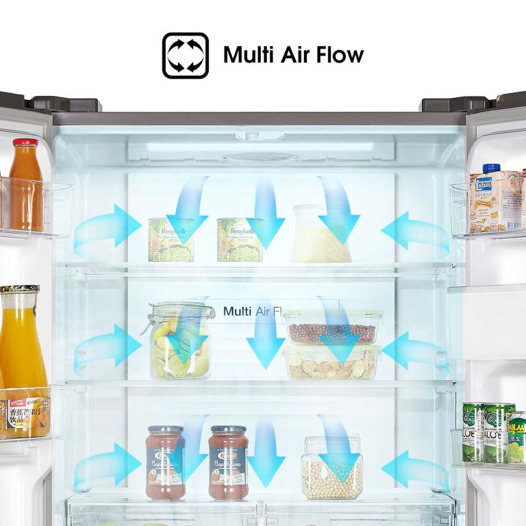 Hisense H520FIWD, 392L Four CrossDoor Water Dispenser Fridge, Metallic Sophie's Online Shopping