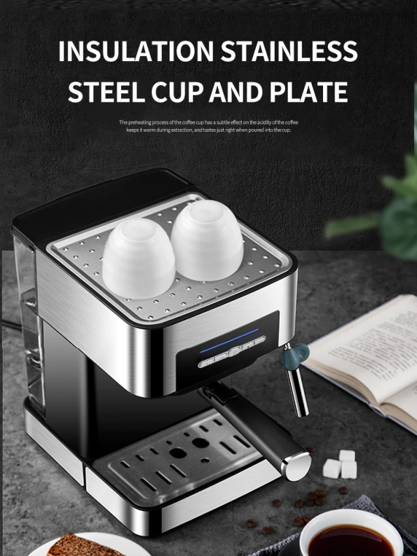 Sokany 6862 Semi-Automatic Portable 15 Bar Espresso Coffee Machine ...
