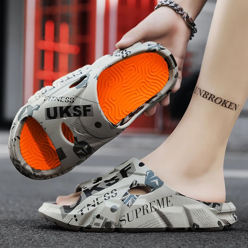 thumbnail image 2 of Camo Slides For Men Flip Flops For Men Comfort Beach Shower Shoes Lightweight Slip On Sandals Quick Dry Slipper Casual Thong Sandals Outdoor Camo Flip Flops For Men 2 of 11