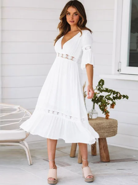 simple plain elegant wedding dress Simple Sleeveless Crepe Elegant Mermaid Long Wedding Dress, Black main image 1