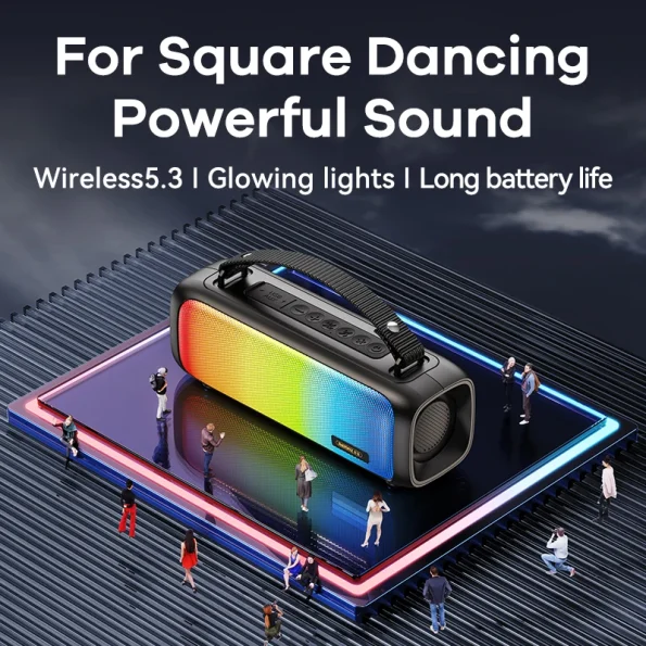 Remax RB-M67 Portable Outdoor Wireless Speaker Bluetooth 5.3 TWS ...