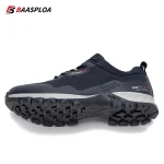 Baasploa New Man’s Hiking Shoes Fashion Waterproof Male Outdoor Sneakers Comfortable Shoes Men Anti-Slip Wear-Resistant Footwear 1