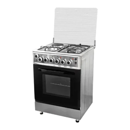 Vision Plus VPSC3160S 3 Gas + 1 Electric Plate 60 X 60 Standing Cooker with Electric Oven