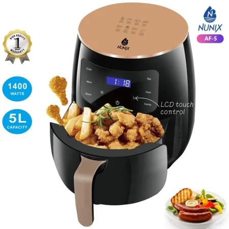 Nunix AF-5 5L Digital Air Fryer 1400W