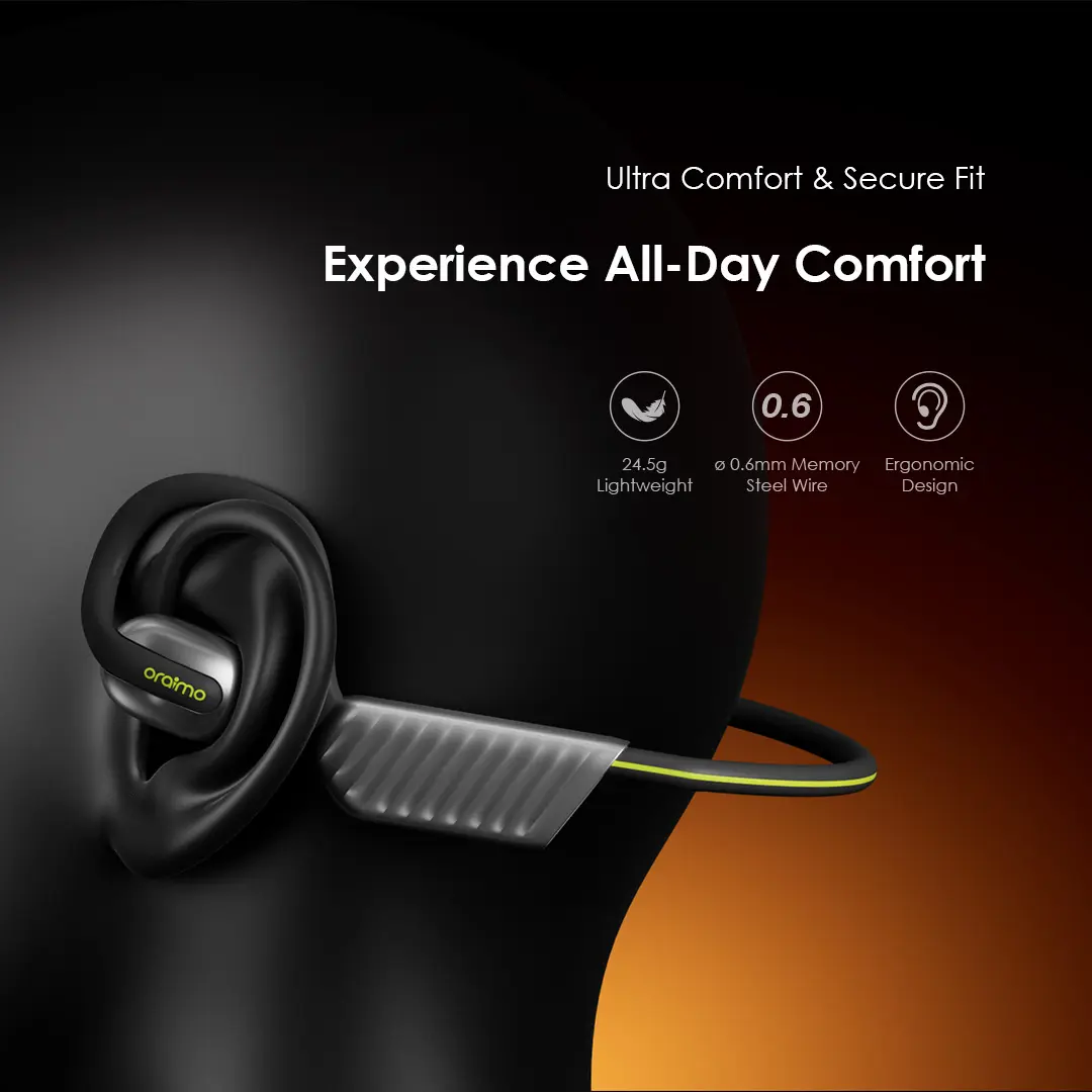 Open 672 File Oraimo OpenCirclet 2 IPX5 Steps Tracking Open-Ear Headphones OPN-672 ...