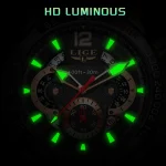 Lige Top Brand Fashion Mens Watch Sports Casual Luxury Watches Men 30M Waterproof Luminous Quartz Wristwatches Reloj Hombre