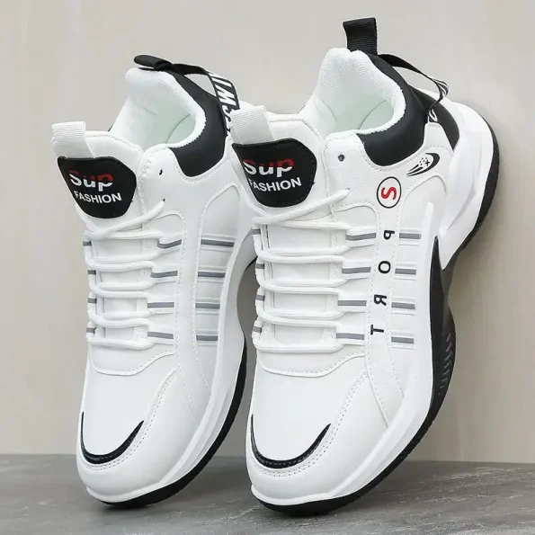 Men's High-Top Sneakers - Casual & Stylish, Comfortable Basketball Shoes with Non-Slip EVA Sole for All Seasons