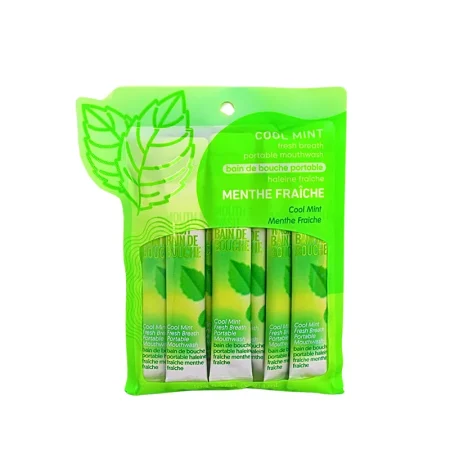 Cool Mint Fresh Breath Portable Mouthwash (10 pcs)