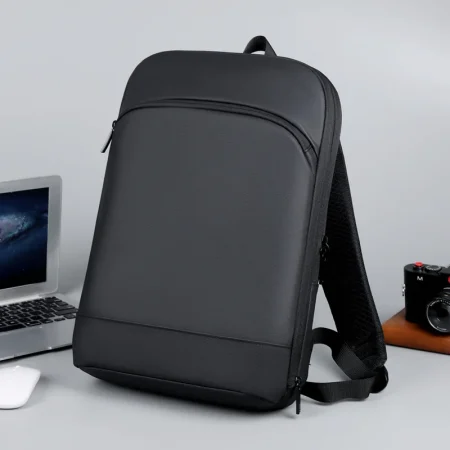 Fashionable Foldable Business Backpack with Expandable Waterproof Film Material for Both Men and Women