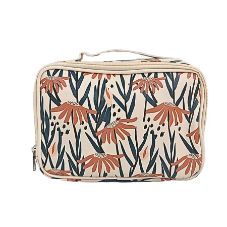 Nature Series-Rectangular Cosmetic Bag with Strap
