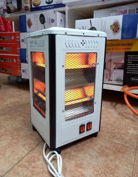 Premier PRH005 Room Heater with 5 Heat Settings, 2000W, Wheels, And Safety Handle