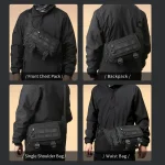 Tigernu Waist Bags For Men Outdoor Chest Bags Mountaineering Shoulder Bag Tactical Messenger Bags Crossbody Bags Male Fanny Pack