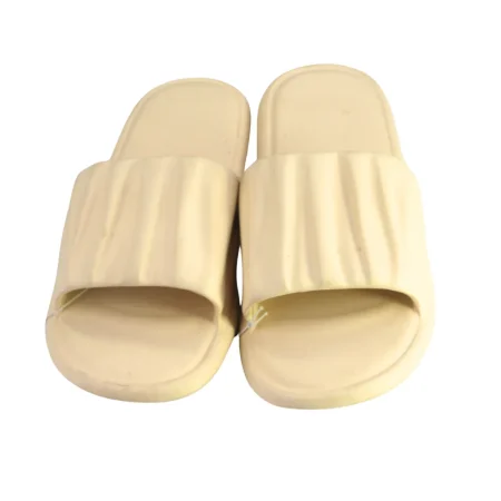 Ripple Series Women’s Bathroom Slippers(Apricot,39-40)