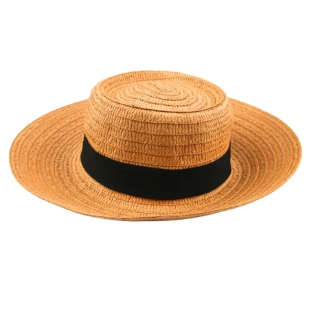 Soft Brim Straw Hat (Khaki)