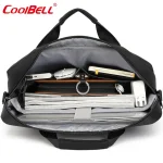 CoolBell New Men Women Briefcase For 15.6 inch Laptop Computer Waterproof Shockproof Handbag Shoulder Crossbody Bag