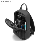 Bange Lightweight Everyday Sling Chest Bag Waterproof Minimalist Ergonomic Crossbody Bag for Men