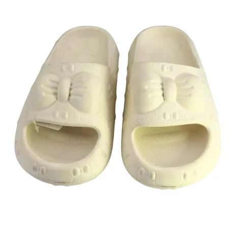 Bowknot Series Women's Fashion Slippers(Beige,39-40)
