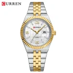 CURREN Luxury Original Ladies Watch Luminous Waterproof Date Woman Wristwatch Stainless Steel Women Quartz Watches Female