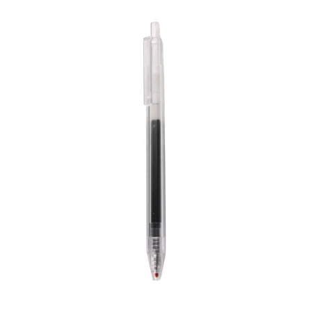 Hexagonal White Barrel Sign Pen(Black)