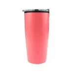 Solid Color Stainless Steel Tumbler for Car (500mL, Pink)