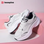 Baasploa Women Running Shoes 35-42 Fashion Lightweight Mesh Breathable Sport Shoes Comfort Soft Female Outdoor Causal Sneakers