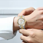 CURREN Luxury Original Ladies Watch Luminous Waterproof Date Woman Wristwatch Stainless Steel Women Quartz Watches Female