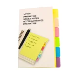 Pagination Sticky Notes(6 Colors)