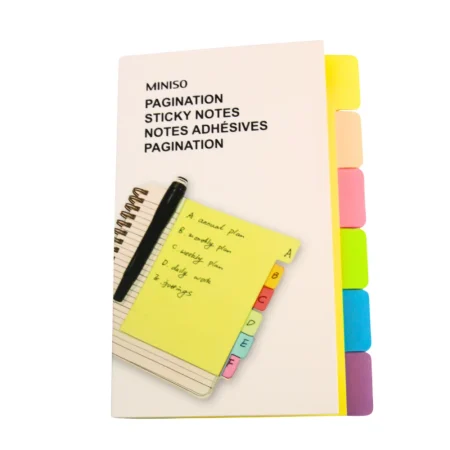 Pagination Sticky Notes(6 Colors)