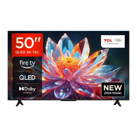 TCL 50T6C QLED 4K HDR 10+ Dolby Vision & Atmos Smart Fire TV