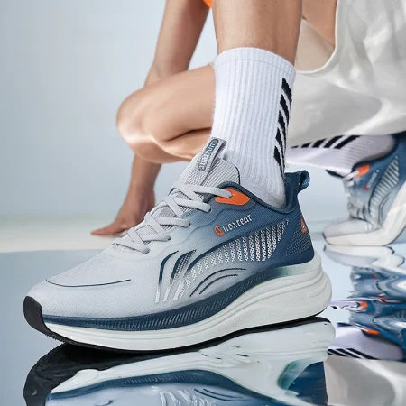 New Arrival Men's Lightweight Breathable Mesh Sports Shoes | Versatile Fashion Soft Sole Running Shoes | Youth Casual Sneakers