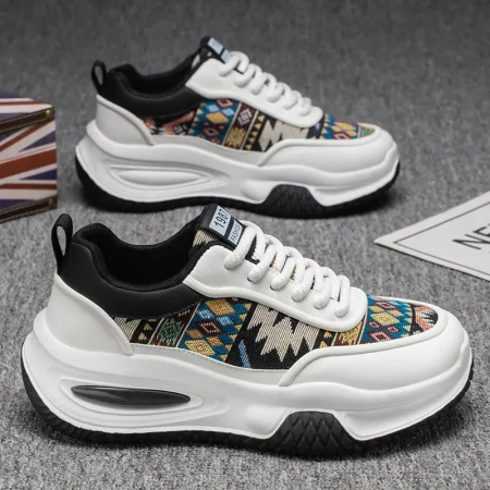 39-48 New Classic Luxury Sneakers Men's Simple Fashion Casual Shoes for Teenagers Thick soled Height Increasing Running Shoes