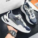 Men’s Breathable Mesh Sneakers – Lightweight Casual Running Shoes with EVA Insole & Durable Rubber Sole Dad Shoes