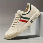 Men’s Breathable Lightweight Sneakers - Casual Low-Top Lace-Up Shoes for Walking, Gym, Running & Daily Wear