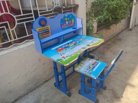 Adjustable Kids Study Table and Chair Set